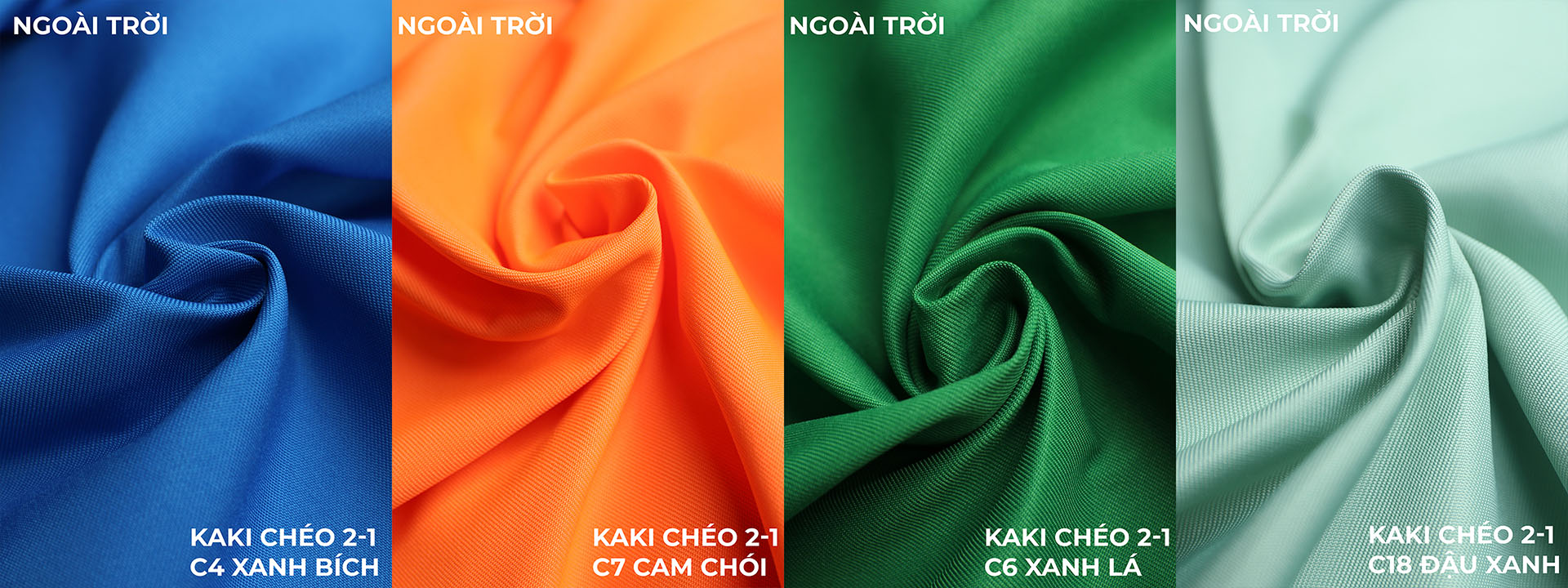 Vải Kaki chéo 2-1 GAK