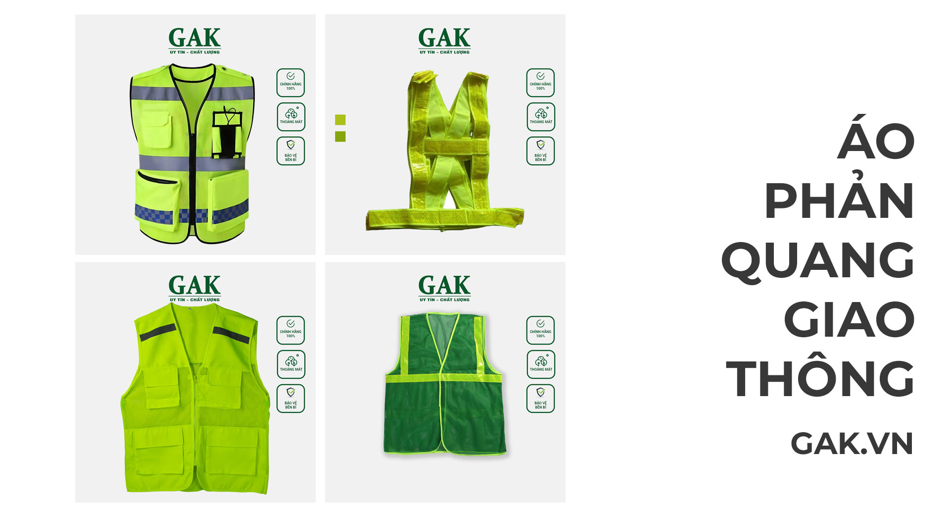 Các mẫu áo phản quang giao thông thịnh hành
